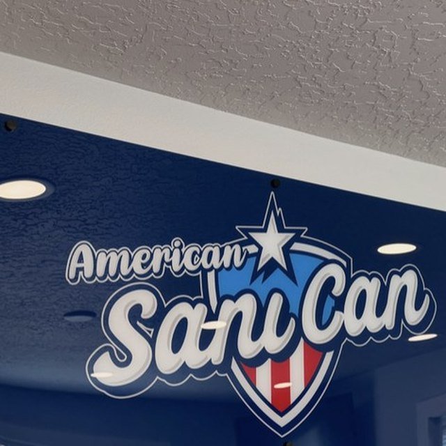 American Sani Can printed banner by Zero Hour Grafix